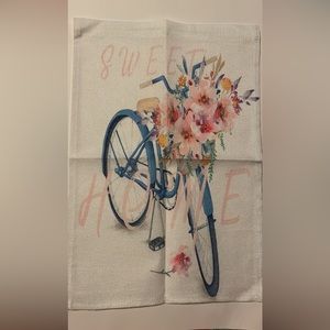 Garden flag with 2 inch hole for pole insert. Pole not included. 12x18